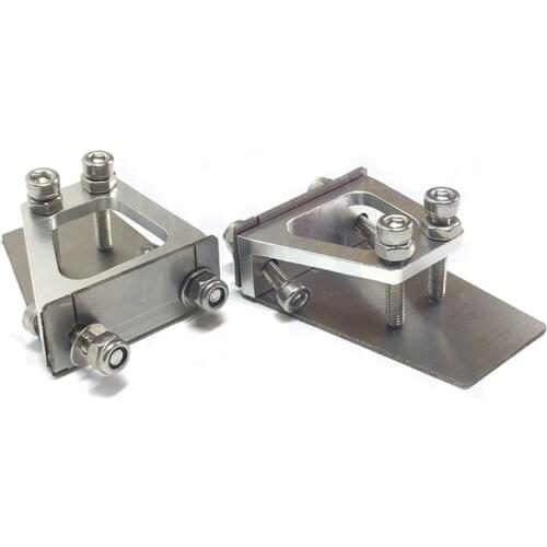 1Pair RC Electric Boat Trim Tab Flaps 30x40x13.5mm Metal Water Pressure Board Tail Wave Plate for 60-75cm Racing O Ship Model