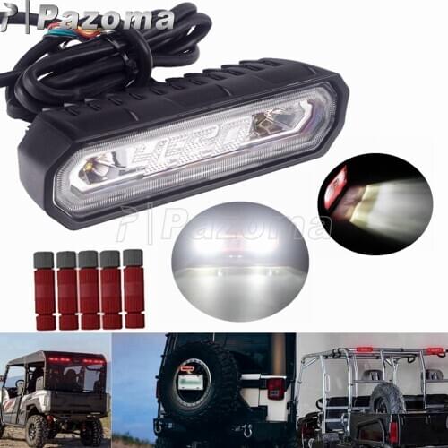 LED Tail Light Racing Strobe Chase Light 5-in-1 Running Brake Stop Light For Cars Motorcycle Jeep Trailer Off Road UTV Work Lamp