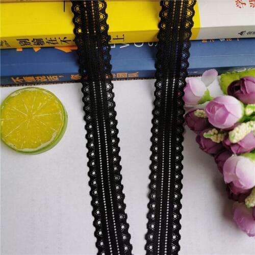 2.6cm S2549 Yards Wave Small Side Lace Fabric Ribbon Hollow for Sexy Pajamas Underwear Accessories Eyelash Lace Trims