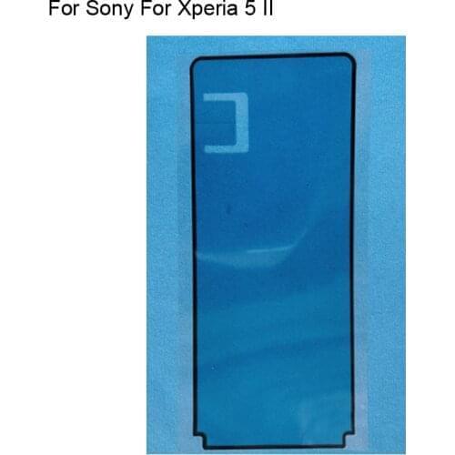 2PCs For Sony For Xperia 5 II Back Cover Adhesive Xperia5ii Rear Back Battery Cover Adhesive Glue Door Sticker Adhesive