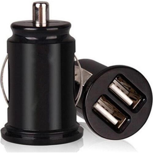 200pcs/lot 2-Port 2.1A 5V Mini Micro auto dual double usb car charger power adapter For iPhone iPad Samsung