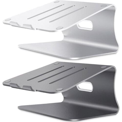 R9JA Aluminum Laptop Stand Riser Bracket Notebook Standing Holder for Laptop MacBook Air Pro 11-17 inch