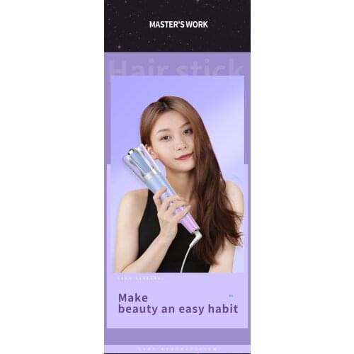 Rose-shaped Multi-Function LCD Curling Iron Professional Hair Curler Styling Tools Curlers Wand Curl Automatic Curly Air 0002