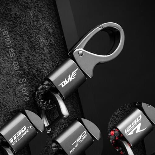 Motorcycle Keyring Keychain Metal Emblem Leather for KTM Adventure 790 990 1050 1090 1190 1290 SUPER ADVENTURE R Duke 200 250