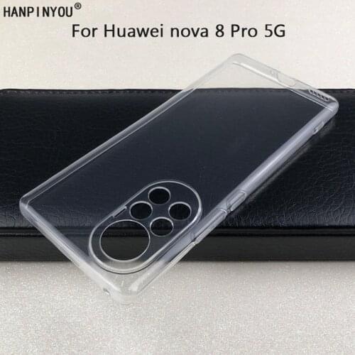 For Huawei nova 8 Pro nova8 pro 5G Ultra Thin Soft TPU Silicon Gel Transparent Camera Protect Case Back Cover