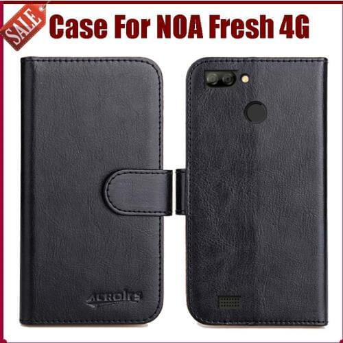 Hot Sale! NOA Fresh 4G Case New Arrival 6 Colors High Quality Flip Leather Protective Phone Cover For NOA Fresh 4G Case