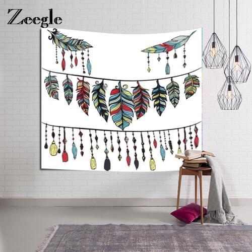 Zeegle Indian Mandala Tapestry Wall Hanging Boho Beach Towel Yoga Mat Bedspread Table Picnic Cloth Home Hanging Carpet