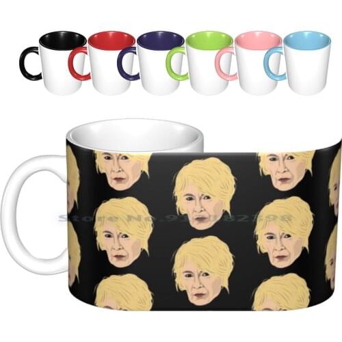 Shirley Carter Ceramic Mugs Coffee Cups Milk Tea Mug Linda Henry Actor Actress Pop Culture Shirley Carter Bad Girls Yvonne Gay