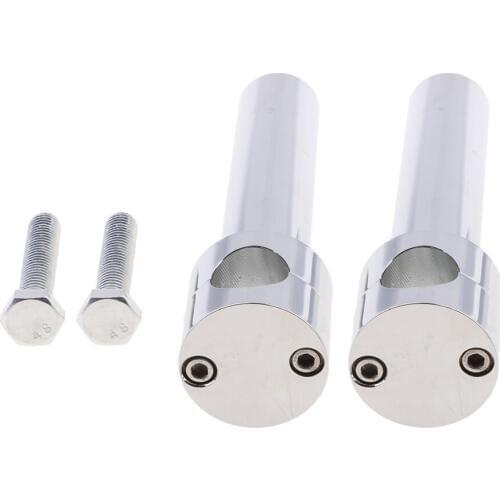 HandleBar Fat Bar Mount Clamps Risers Adaptor 1'' 25mm Dirt Pit Bike ATV