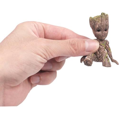 1Pcs Disney Avengers Groot Action Figure PVC Guardians of the Galaxy 2 Groot Doll Model Toy With Beautiful Box Gifts