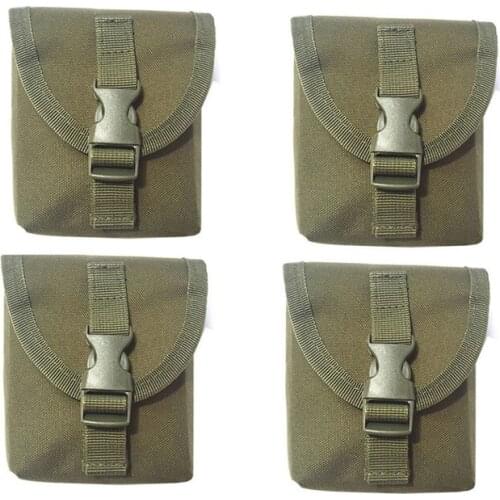 New-4Pcs Nylon Scuba Diving Counter Weight Pocket Pouch with Quick Release Buckle Ballast Weight Pouch for Diving