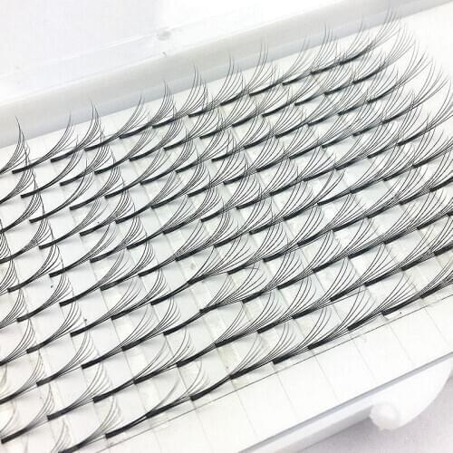 New 1box big capacity 6D Eyelash Extensions 0.07 mm Thickness C D curl Mink Strip Eyelashes Individual Lashes Natural Style