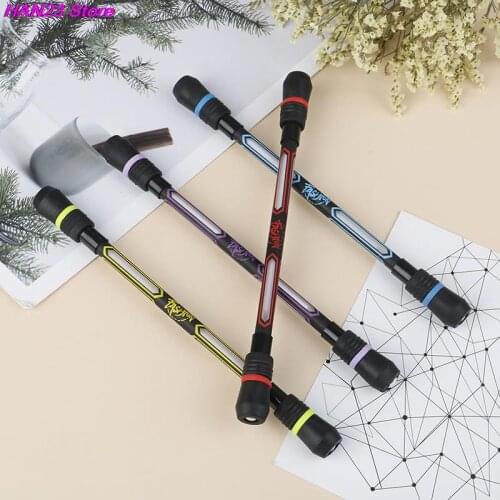 Spinning Pen Creative Random Flash Rotating Gaming Gel Pens Student Gift Toy Release Pressure Comfortable School Penspinning Pen