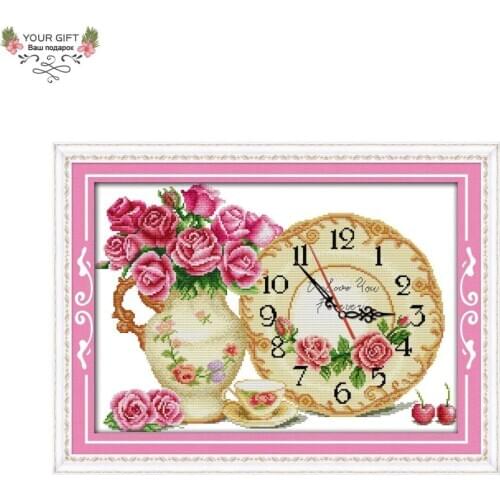 Your Gift G348 14CT 11CT Stamped and Counted Home Decoration Fall In Love At The First Sight Cross Stitch