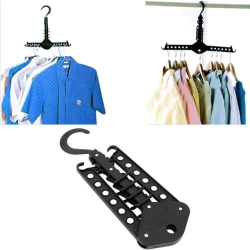 Magic Hangers Portable Folding Hanger Multifunctional Closet Organizer Clothing Organization Home Storage
