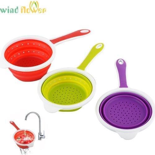 Wind Flower Silicone Colanders