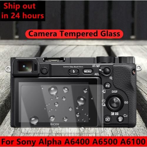 A6600 Camera Glass 9H Hardness Tempered Glass Screen Protector for Sony Alpha A6400 A6500 A6100 Protective Film Cover