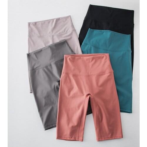 Womens Yoga Shorts Tights Sexy High Waist Sports short Quick Dry Athletic Skinny Fitness Shorts Running Workout Riding Shorts