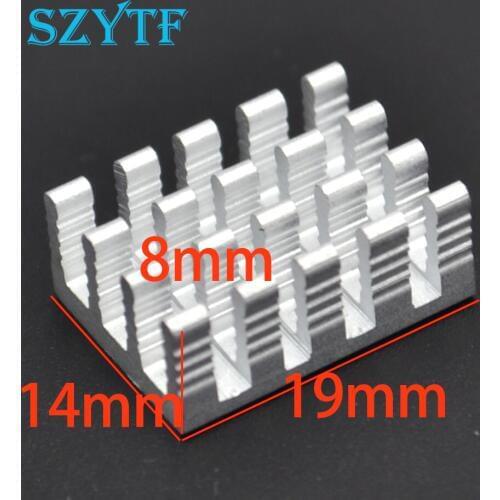5pcs 19 *14*8MM ( silver slotted ) high quality heat sink