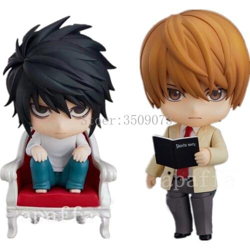Anime Death Note Figure 1160# Yagami Light Action Figure Death Note 1200# Yagami Light L Lawliet Figurine Model Doll Gift 10cm
