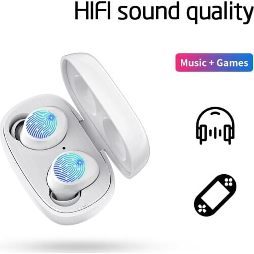 Bluetooth Earphones TWS Wireless Stereo Earbud Headset With Charging Box For IPhone 6 7 8 X Android IOS Audiophile Headphones