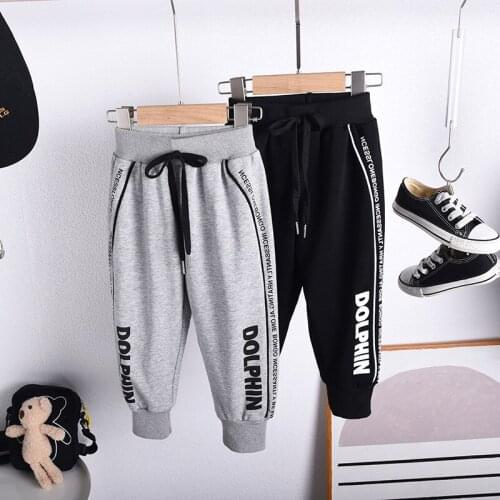 2-7Years Boy Pants Korean Style Fashion Spring Autumn Cotton Sport Pants Enfant Garcon Kids Children Leisure Trousers