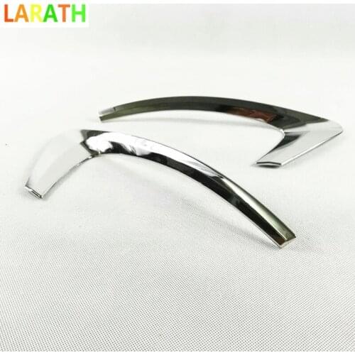 For Renault Kadjar 2015 2016 2017 ABS Chrome Car Rear Fog Lights Covers Decoration Fog Lamp Frame Trim Car Accessories
