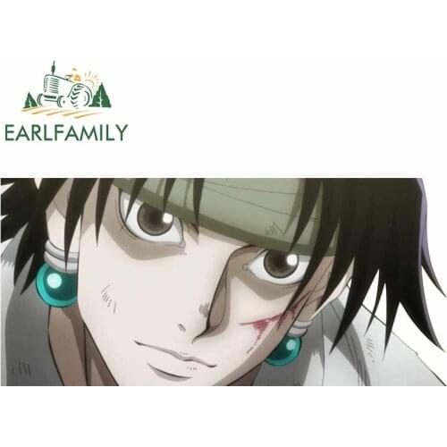 EARLFAMILY 13cm x 6.1cm Auto Car Stickers for Kulolo HUNTER x HUNTER Car Styling Decals Waterproof Vinyl Car Assessoires