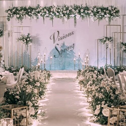 Beautiful Decor Wedding Aisle Runner Carpet White Wedding Carpet Red Wedding Carpet Anti-slip Long Indoor Outdoor Wedding Rugs