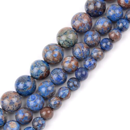 Wholesale 6 8 10 12mm Genuine Blue Charoite Round Loose Beads For Jewelry Making Natural Stone Beads Fit Diy Bracelet Jewellery