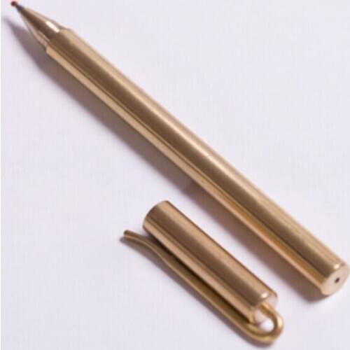 Hand made New Style Self Defense Personal Safety Tactical Pen With Writing Function Brass pen Self-help Broken windows