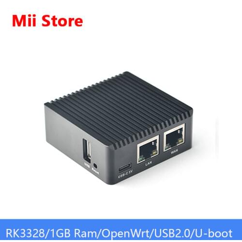 FriendlyElec NanoPi R2C Mini Router Rockchip RK3328 1GB DDR4 RAM Dual Gigabit Ethernet Port With a New Ethernet Chip