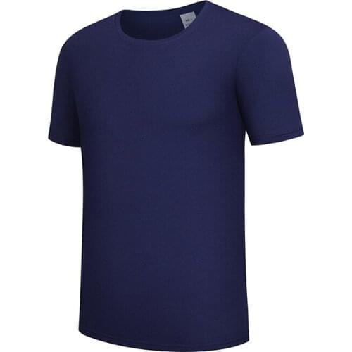 Round collar short sleeve T-shirt polo shirts men in summer