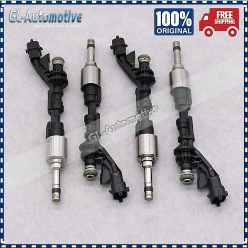 Set of 4 BM5G-9F593-BA Fuel Injectors For Ford C-MAX FOCUS GALAXY GRAND MONDEO S-MAX Volvo S60 V70 S80 BM5G 9F593 BA