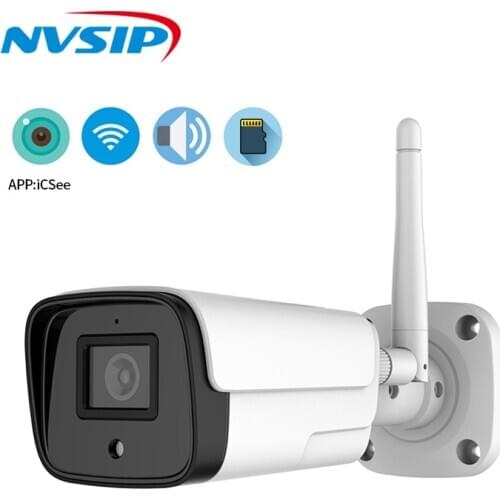 Outdoor Security Camera WiFi IP Camera Wireless Surveillance Cameras Two Way Audio Smart Motion Detection IR Night Vision