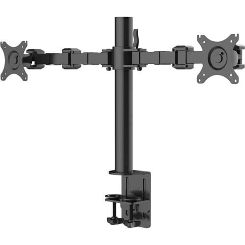 Desktop Dual LCD Monitor Stand Arm Adjustable Display Stand Holder TV Bracket for two 10"-30" LCD Monitor Max Loading 10KG