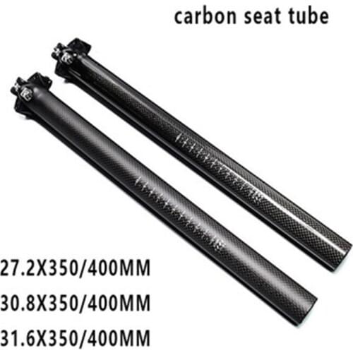 3K Matte Full Carbon Fiber Bicycle toseek Seatpost Superlight MTB Road Bike Cycling Seat Post Parts 27.2/30.8/31.6 x 350/400 MM