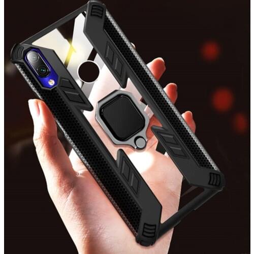 Shockproof Armor Case For Huawei P30 Pro Lite Honor 20 Pro 10i 10 Lite 8X 8A 8 X Nova 5T 8 A Mate 20 Car Ring Holder Back Cover