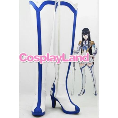 Customize Boots KILL la KILL Cosplay Satsuki Kiryuin Cosplay Boots Custom Any Size Anime Party Boots