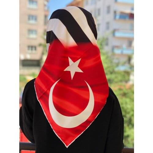 SCARFELLA DIGITAL TİVİL SCARF DESEN-50 - RENK-02