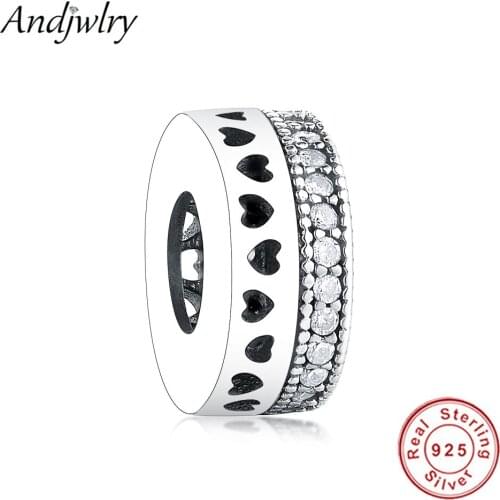 2020 Autumn Collection Fit Original Pandora Charm Bracelet 925 Sterling Silver Round Heart Spacer Charms Beads Jewelry Berloque