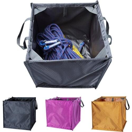 Rope Storage Bag Large-capacity Waterproof Multi-use Camping Tool Storage Bag for Outdoor Sports Foldable Storage Basket