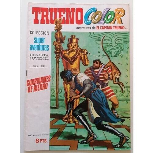 Thunder COLOR the adventures of Captain Thunder No. 104, 1971, 1ª edition Spanish, ED. BRUGUERA, author AMBROS