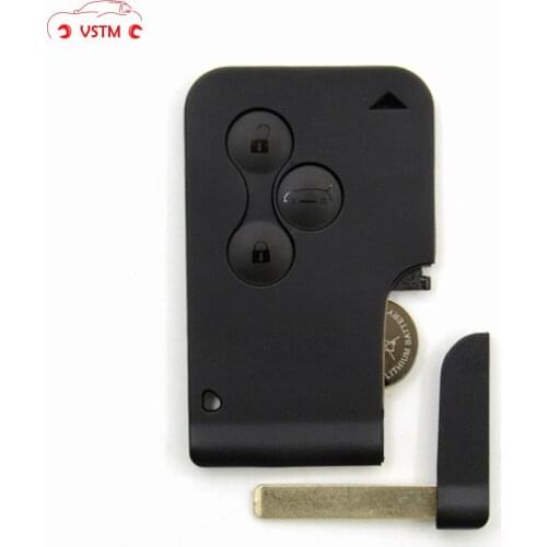 High Quality Re-Nault Me-Gane Sc-EnicII Clio ETC RF Type 3 Button Remote Alarm Key FOB Card