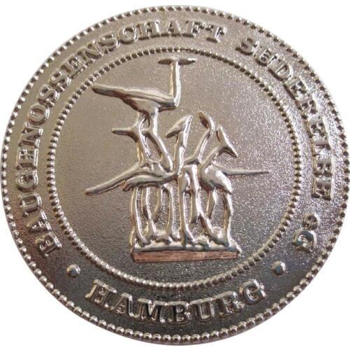 High quality custom 3D metal coins for souvenirs Antique Gold Souvenir Military Awards Carving Souvenir Challenge Coin Prom