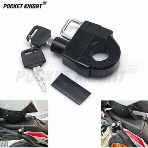 Helmet Lock For YAMAHA XVS XVZ Star Motorcycle Universal 25mm Handlebars Key Anti-thief Security Padlock Accessories