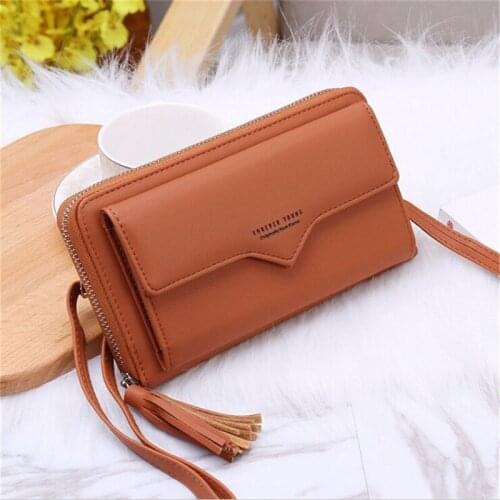 Ladies Wallet Wallet Money Clutch Long Wallet Large Capacity Purse Famale Handbag Zipper Card Holder Leather Bag