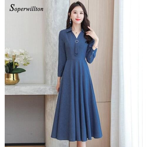 Autumn linen Long Dress For Women Pink Red Khaki Casual V Neck Womens Dress Large Size Femme Vestidos elegant Dresses For Work