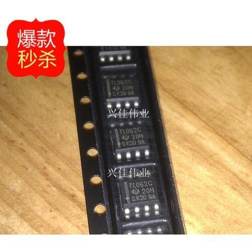 10PCS The new TL062 TL062CDT TL062CDR SOP-8 TL062C Operational Amplifier