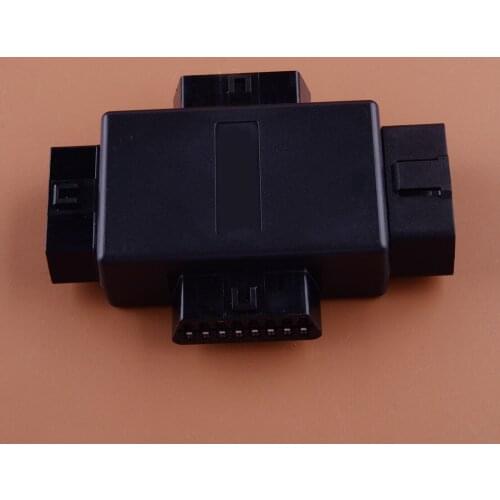16 Pins Car 12-24V OBD2 OBD II Splitter Adapter Cable Connector Multifunction 1 Male To 3 Female Diagnostic Tool Accessories